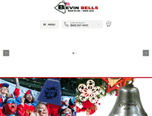 Tablet Screenshot of bevinbells.com